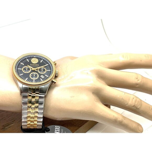 Versus by Versace Men's Watch VSP970221 Quartz Chronograph Two Tone Steel - Picture 4 of 14